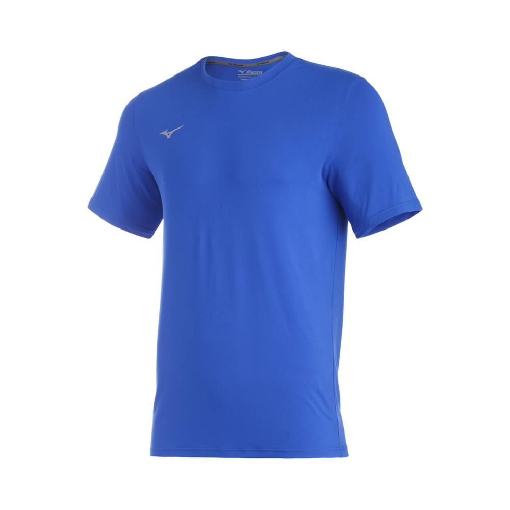 Mens Mizuno Comp Diamond Short Sleeve Crew Baseball T-Shirts Royal Philippines (HDWAVQ173)